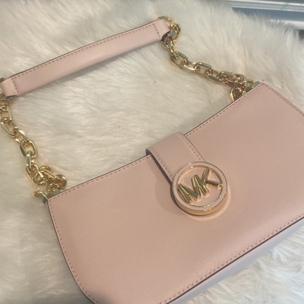 SOLD✨✨NEW MICHAEL KORS PINK & GOLD BAG - Picture 5 of 8